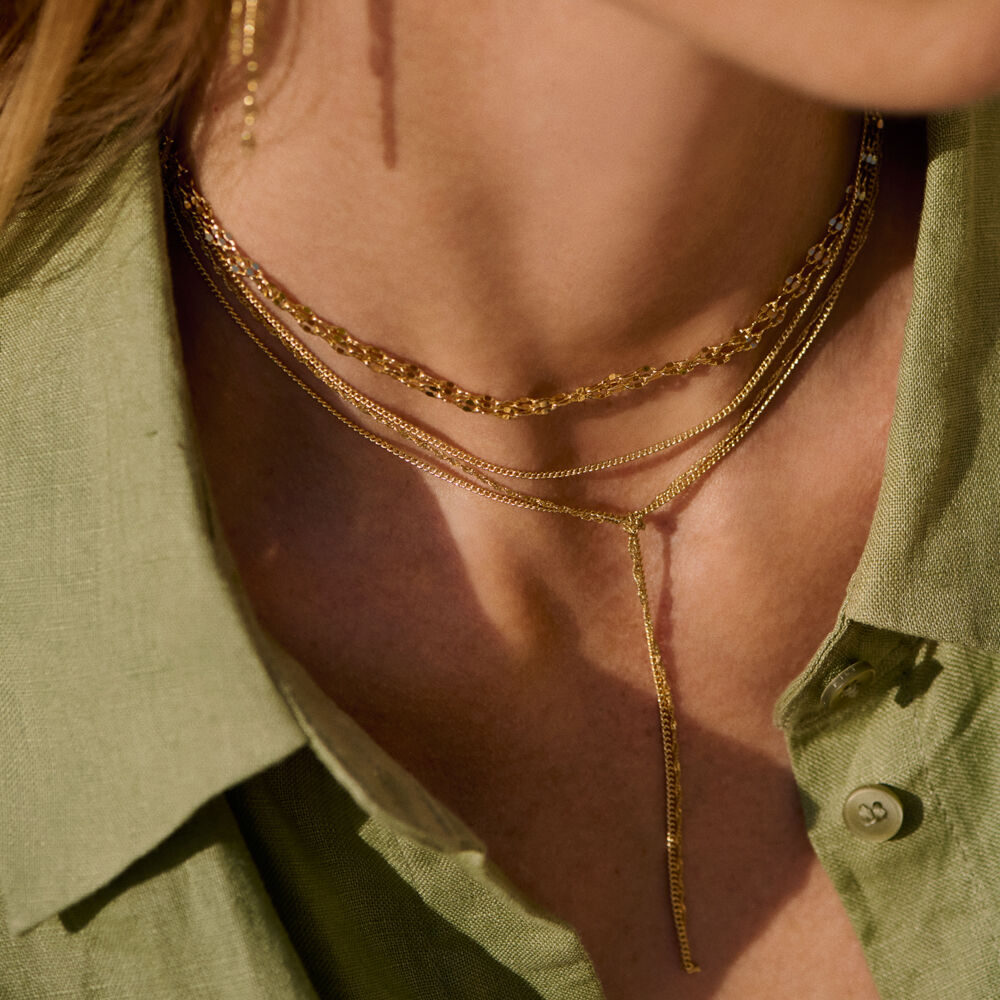 Mid-length necklace NEBET - Golden - All jewellery  | Agatha