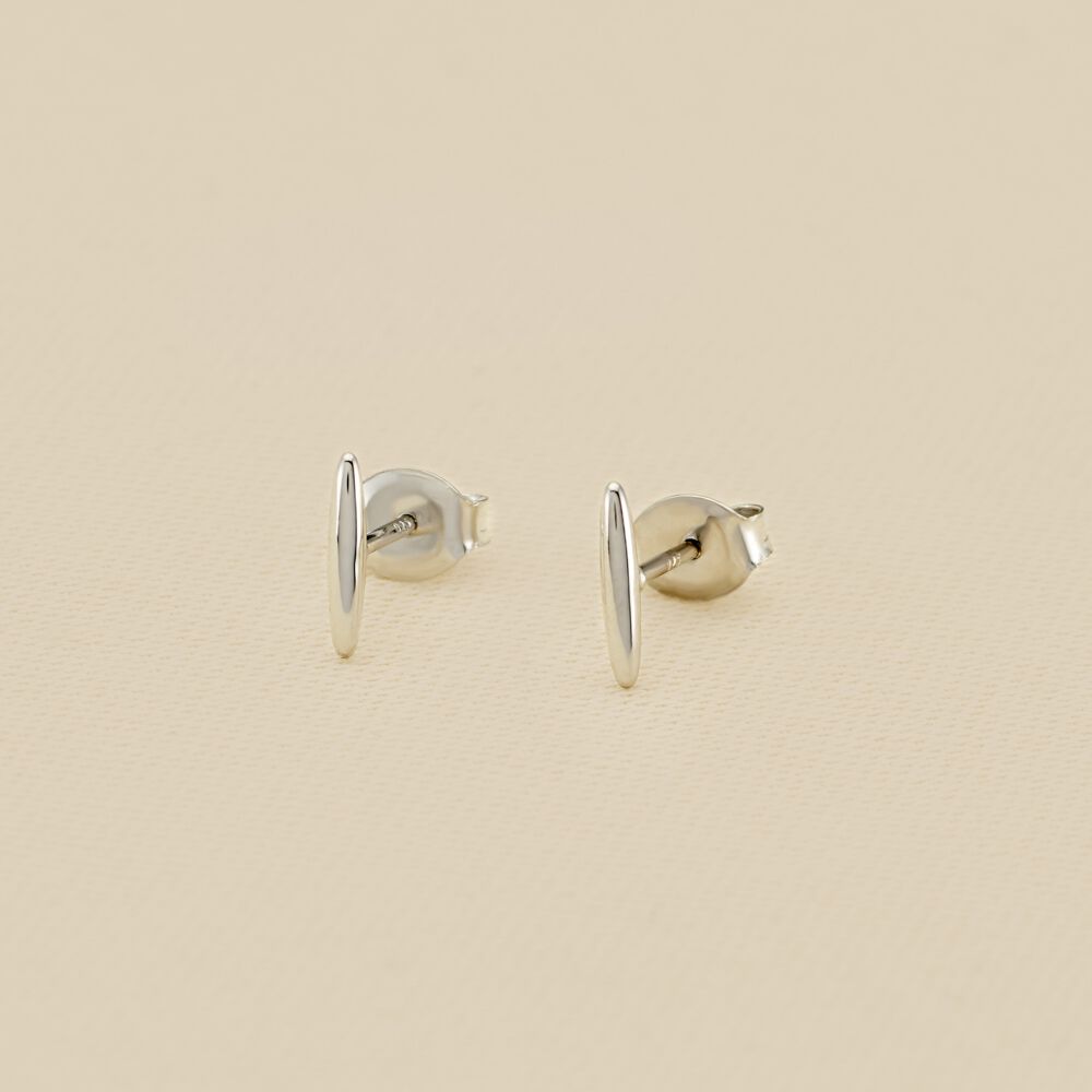 Stud earrings RADIEUX - Silver - All jewellery  | Agatha